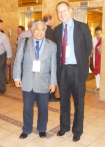 Prof.Dr.Din Syamsuddin and James J. Bötkös Prof.Dr.Din Syamsuddin and James J. Bötkös